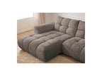 Jaya - Canapé D'Angle Fixe - Tissu Chenille - Angle Gauche
