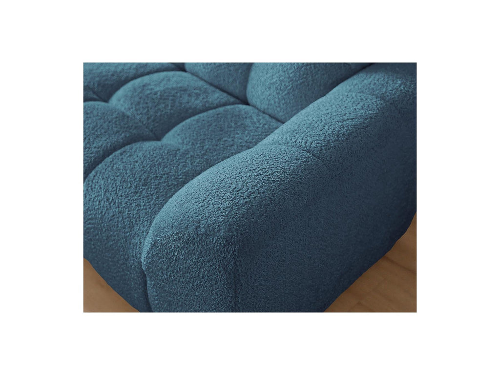 Jaya - Canapé D'Angle Fixe - Tissu Chenille - Angle Gauche