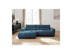 Jaya - Canapé D'Angle Fixe - Tissu Chenille - Angle Gauche