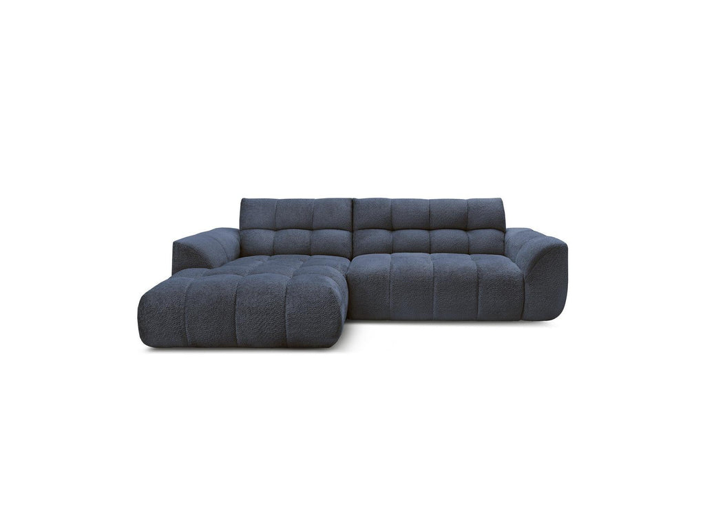 Jaya - Canapé D'Angle Fixe - Tissu Chenille - Angle Gauche
