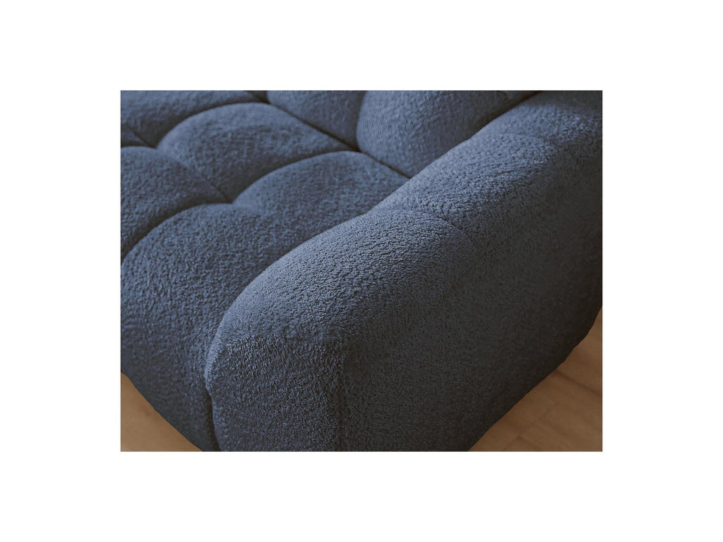 Jaya - Canapé D'Angle Fixe - Tissu Chenille - Angle Gauche