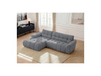 Jaya - Canapé D'Angle Fixe - Tissu Chenille - Angle Gauche