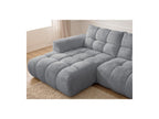 Jaya - Canapé D'Angle Fixe - Tissu Chenille - Angle Gauche
