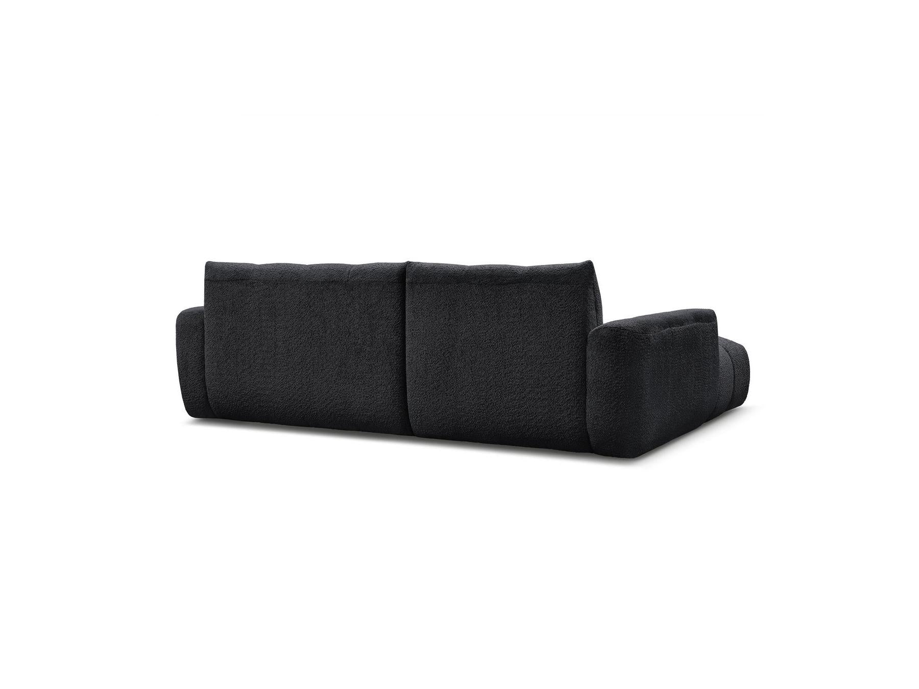 Jaya - Canapé D'Angle Fixe - Tissu Chenille - Angle Gauche