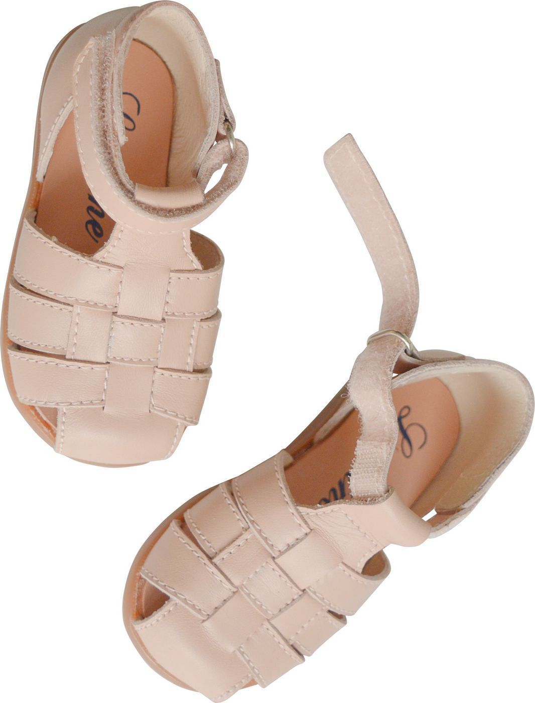 Clarence Nu-Pieds Souples Scratch- Rose Nude - Fille
