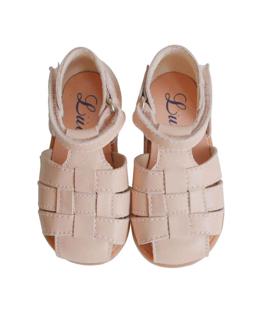 Clarence Nu-Pieds Souples Scratch- Rose Nude - Fille