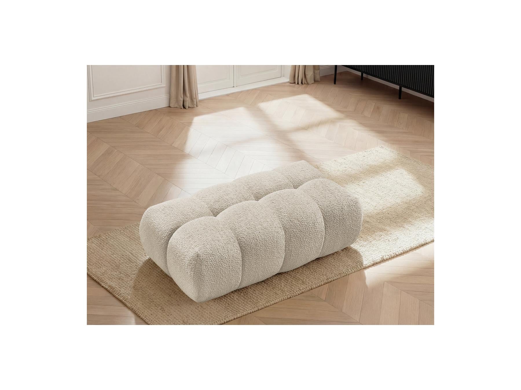 Jaya - Pouf - Tissu Chenille