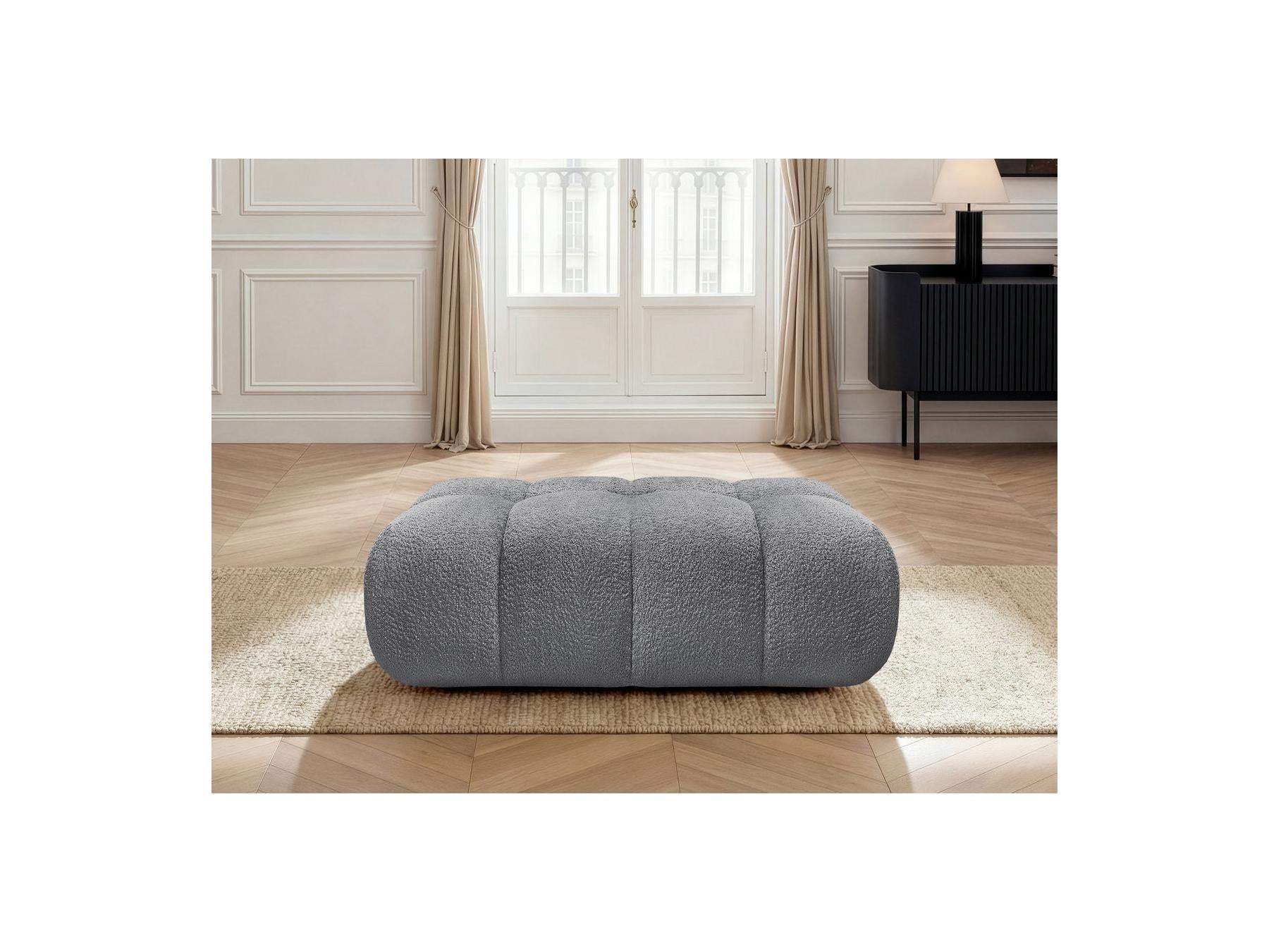 Jaya - Pouf - Tissu Chenille