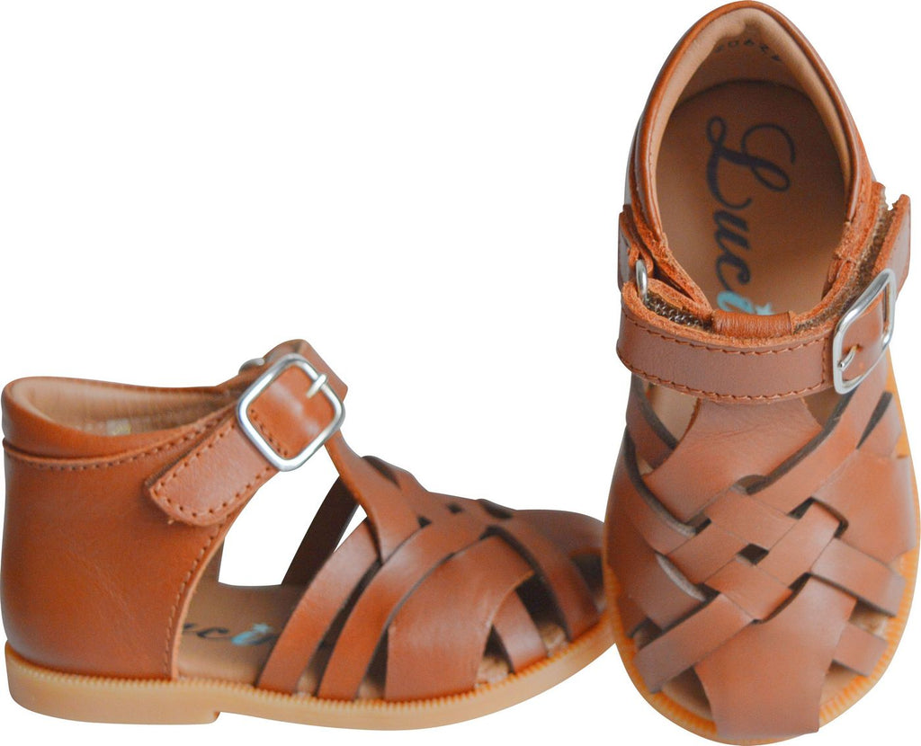 Sandales Manoé - Cuir Camel - Mixte
