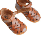 Sandales Manoé - Cuir Camel - Mixte