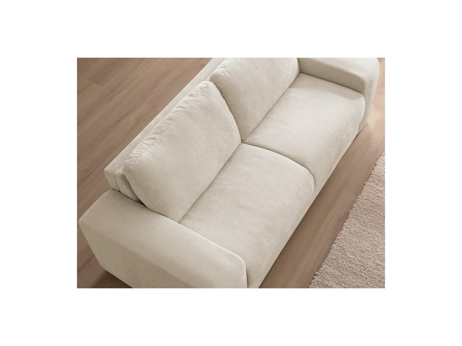 Ibiza - Canapé Droit Convertible - Ouverture Express Tissu Texturé