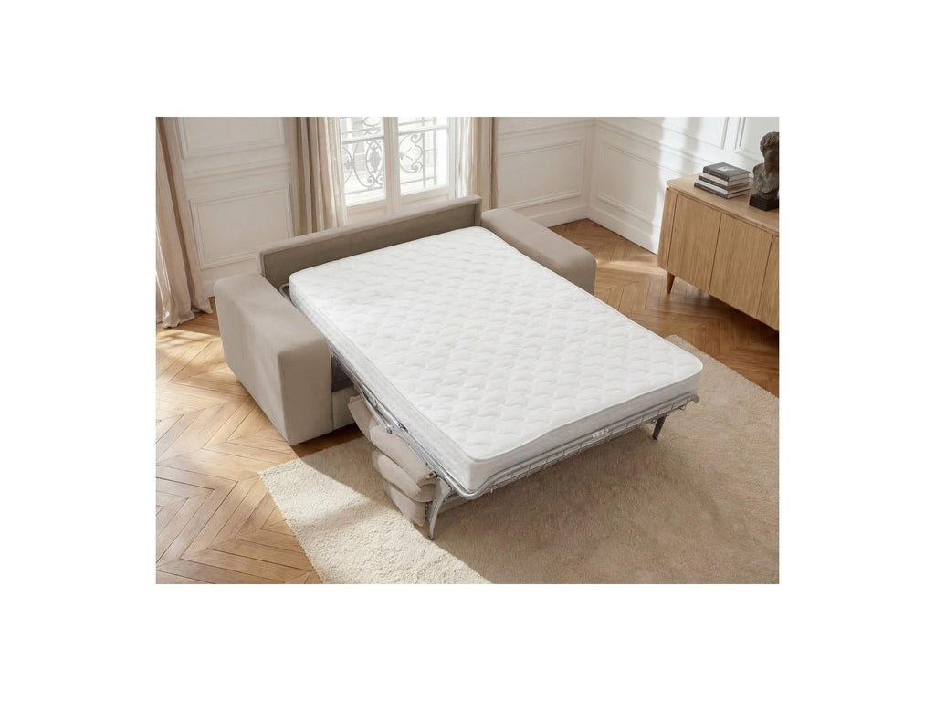 Ibiza - Canapé Droit Convertible - Ouverture Express Tissu Texturé