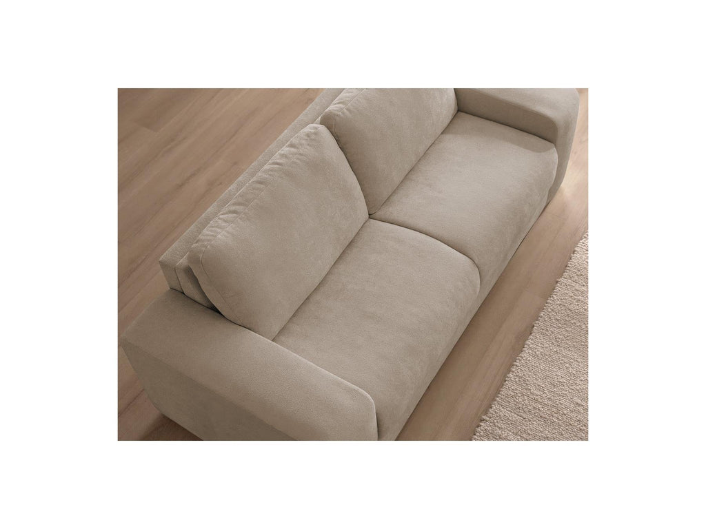Ibiza - Canapé Droit Convertible - Ouverture Express Tissu Texturé