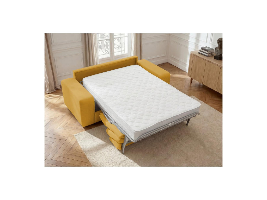 Ibiza - Canapé Droit Convertible - Ouverture Express Tissu Texturé