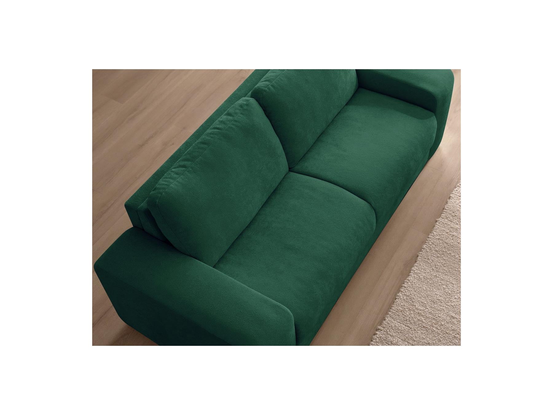 Ibiza - Canapé Droit Convertible - Ouverture Express Tissu Texturé