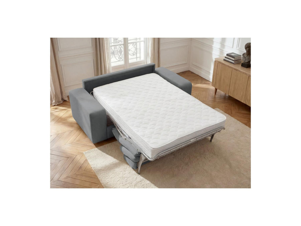 Ibiza - Canapé Droit Convertible - Ouverture Express Tissu Texturé