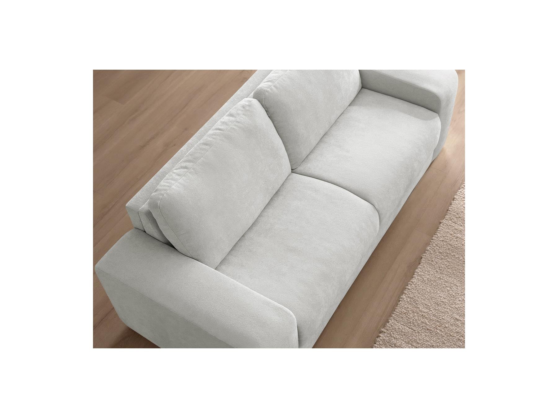 Ibiza - Canapé Droit Convertible - Ouverture Express Tissu Texturé