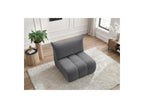 Azra - Chauffeuse 1 Place Sans Accoudoir Pour Canapé Modulable - Tissu Bouclette