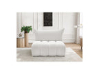 Azra - Chauffeuse 2 Places Sans Accoudoir Pour Canapé Modulable - Tissu Bouclette