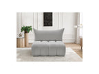 Azra - Chauffeuse 2 Places Sans Accoudoir Pour Canapé Modulable - Tissu Bouclette