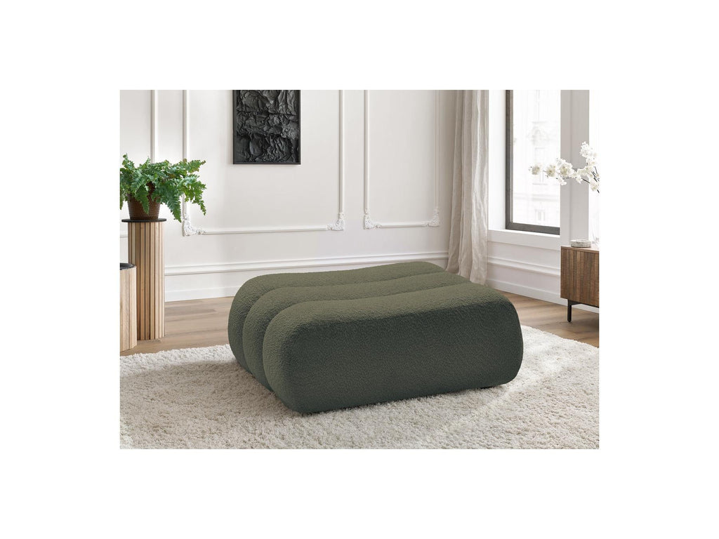 Azra - Pouf - Tissu Bouclette