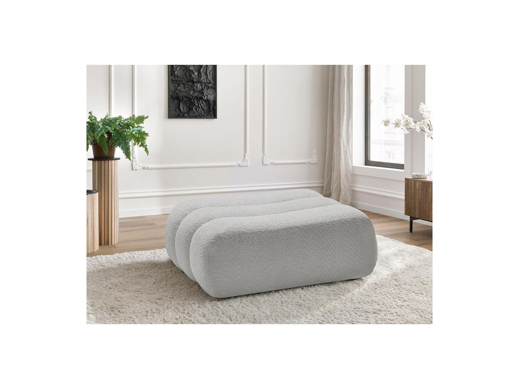 Azra - Pouf - Tissu Bouclette