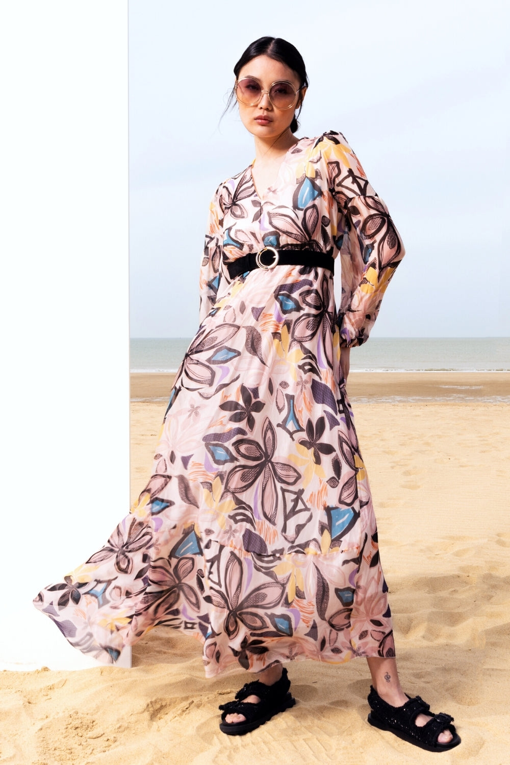 La Robe Ellen Graphic Flower