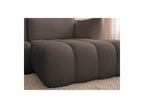 Azra - Canapé D'Angle Fixe Modulable - Tissu Bouclette - Angle Droit