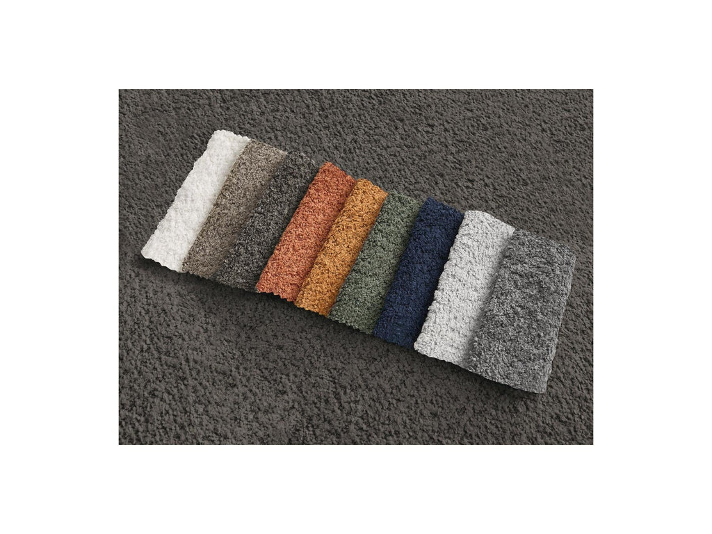 Azra - Canapé D'Angle Fixe Modulable - Tissu Bouclette - Angle Droit