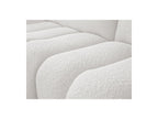 Azra - Canapé D'Angle Fixe Modulable - Tissu Bouclette - Angle Gauche