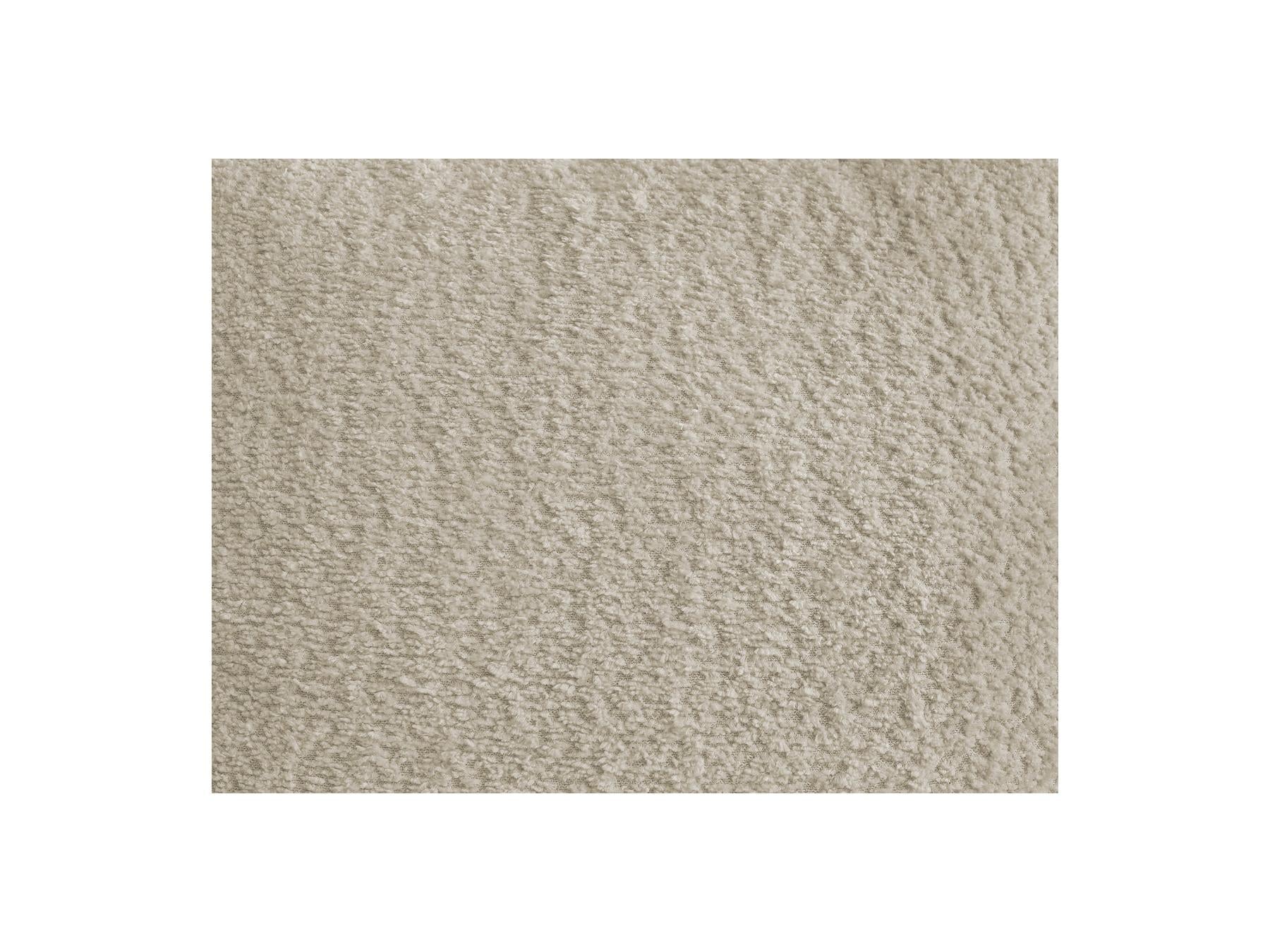 Azra - Canapé D'Angle Fixe - Tissu Bouclette - Angle Droit