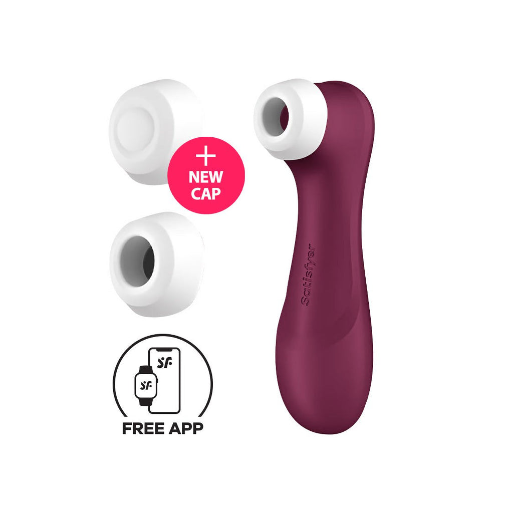 Stimulateur Clitoridien - Pro 2 Generation 3
With Liquid Air Technology, Vibration And Bluetooth/App Wine Red - Fuschia