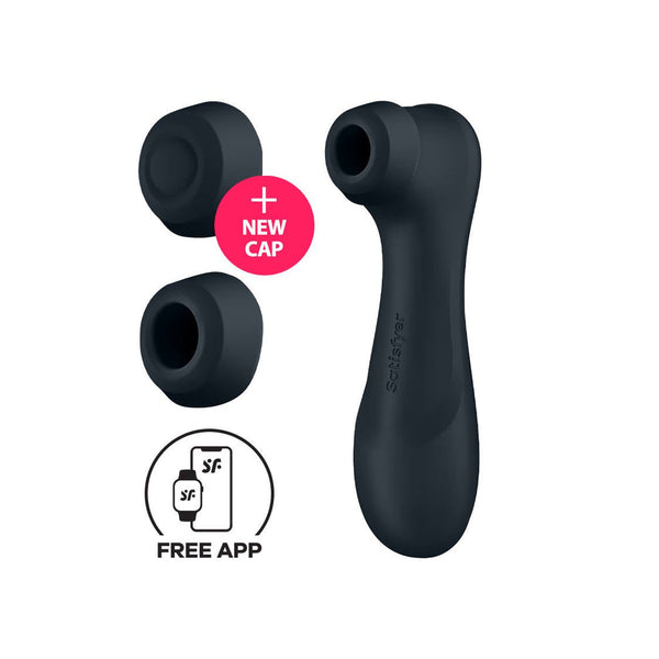 Stimulateur Clitoridien - Pro 2 Generation 3
With Liquid Air Technology, Vibration And Bluetooth/App Black - Noir