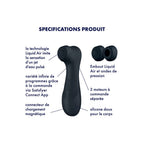 Stimulateur Clitoridien - Pro 2 Generation 3
With Liquid Air Technology, Vibration And Bluetooth/App Black - Noir