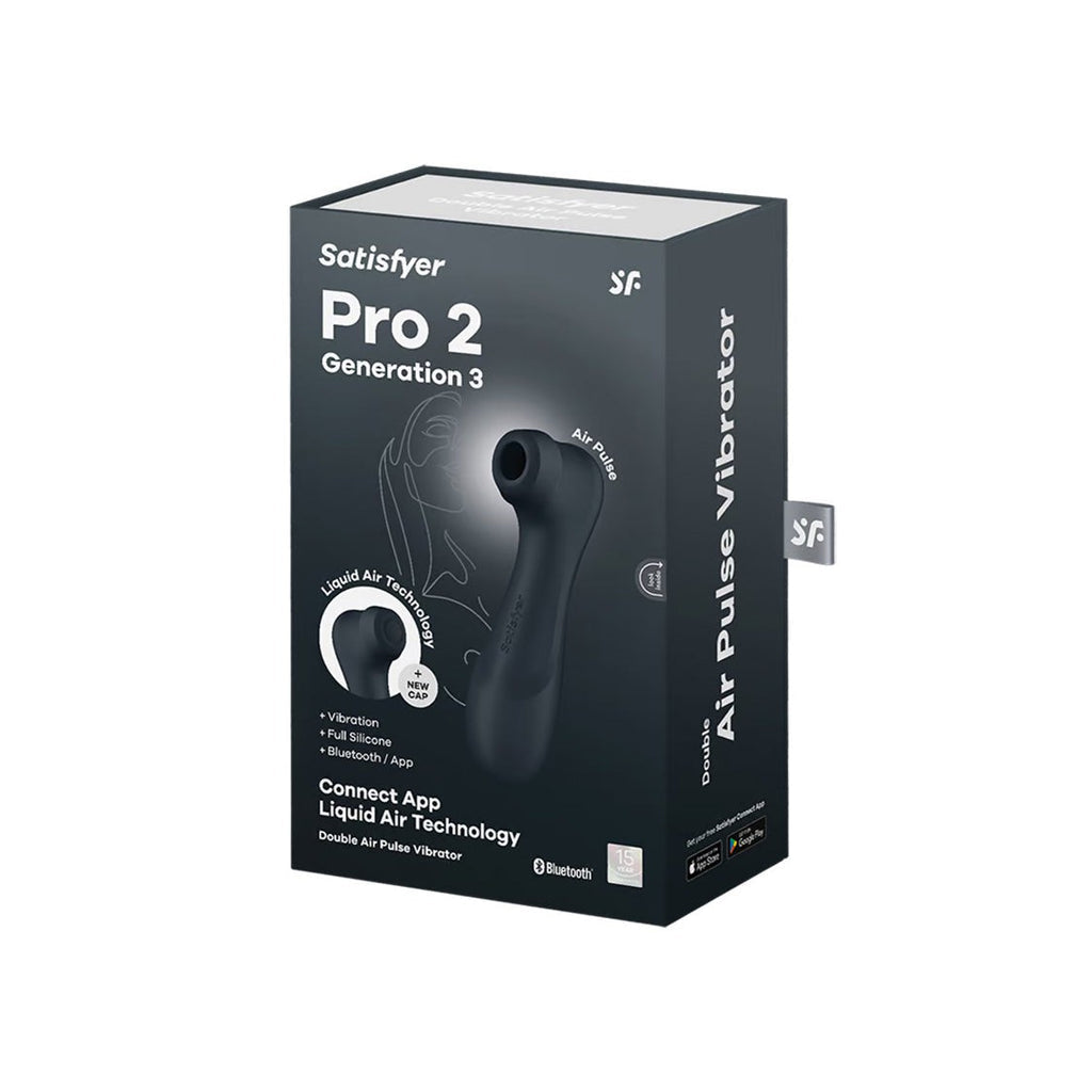 Stimulateur Clitoridien - Pro 2 Generation 3
With Liquid Air Technology, Vibration And Bluetooth/App Black - Noir