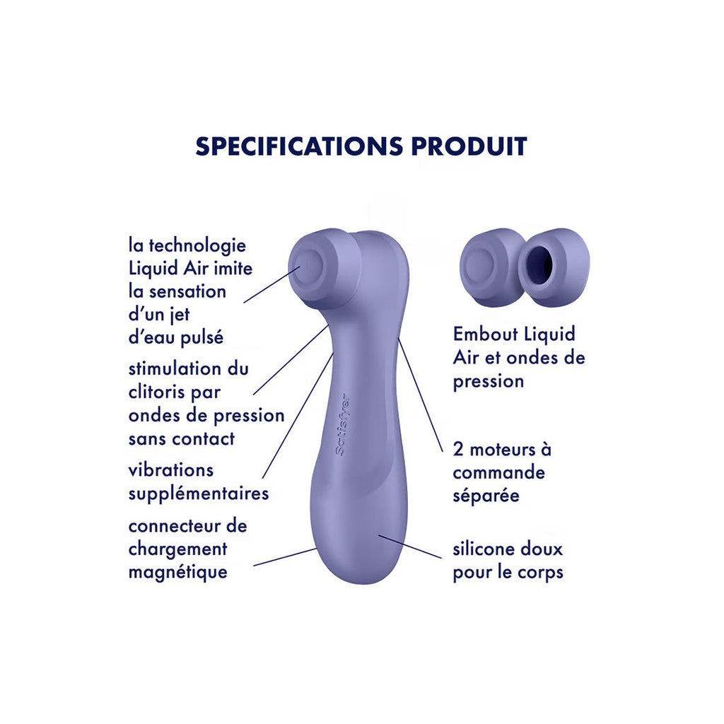 Stimulateur Clitoridien - Pro 2 Generation 3
 With Liquid Air Lilac - Lavande