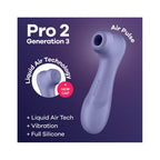 Stimulateur Clitoridien - Pro 2 Generation 3
 With Liquid Air Lilac - Lavande