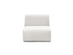 Anda - Chauffeuse 1 Place Sans Accoudoir Pour Canapé Modulable - Tissu Chenille