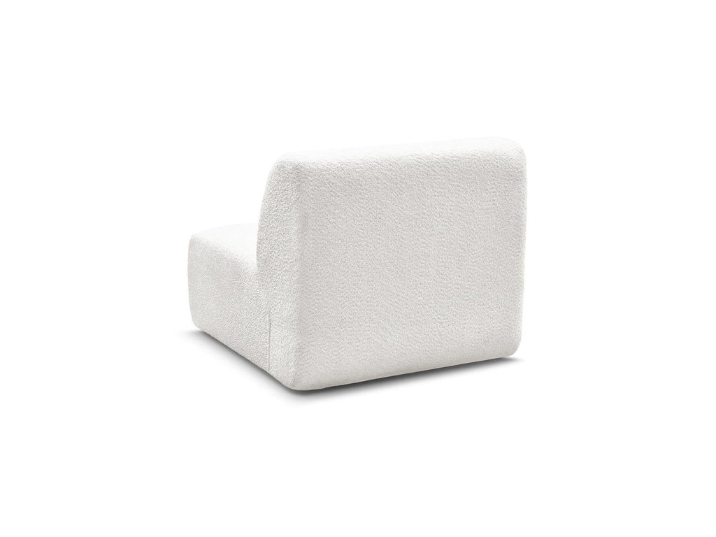 Anda - Chauffeuse 1 Place Sans Accoudoir Pour Canapé Modulable - Tissu Chenille