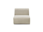 Anda - Chauffeuse 1 Place Sans Accoudoir Pour Canapé Modulable - Tissu Chenille