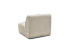 Anda - Chauffeuse 1 Place Sans Accoudoir Pour Canapé Modulable - Tissu Chenille