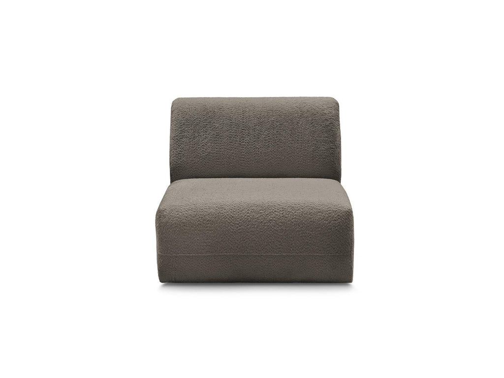 Anda - Chauffeuse 1 Place Sans Accoudoir Pour Canapé Modulable - Tissu Chenille