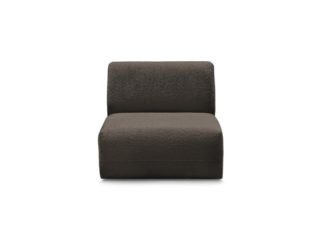 Anda - Chauffeuse 1 Place Sans Accoudoir Pour Canapé Modulable - Tissu Chenille