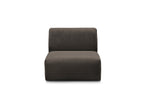 Anda - Chauffeuse 1 Place Sans Accoudoir Pour Canapé Modulable - Tissu Chenille