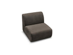 Anda - Chauffeuse 1 Place Sans Accoudoir Pour Canapé Modulable - Tissu Chenille