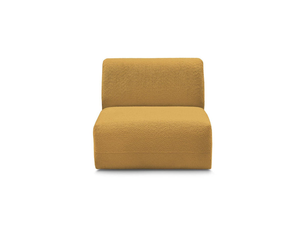 Anda - Chauffeuse 1 Place Sans Accoudoir Pour Canapé Modulable - Tissu Chenille