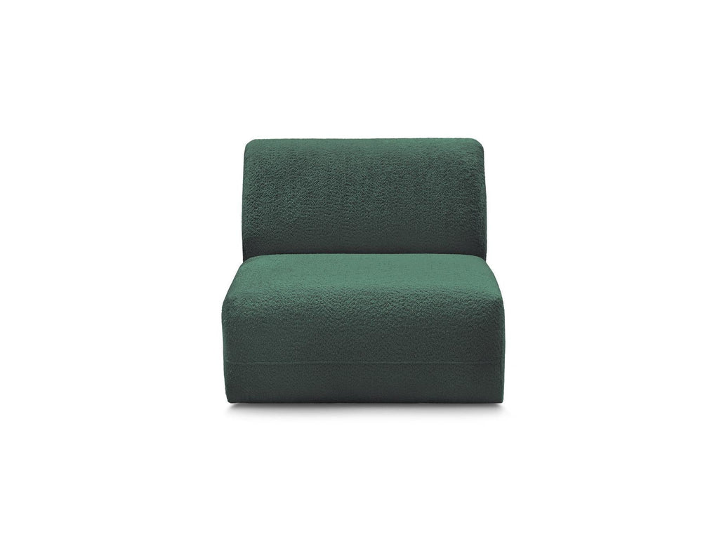 Anda - Chauffeuse 1 Place Sans Accoudoir Pour Canapé Modulable - Tissu Chenille
