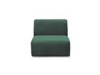 Anda - Chauffeuse 1 Place Sans Accoudoir Pour Canapé Modulable - Tissu Chenille