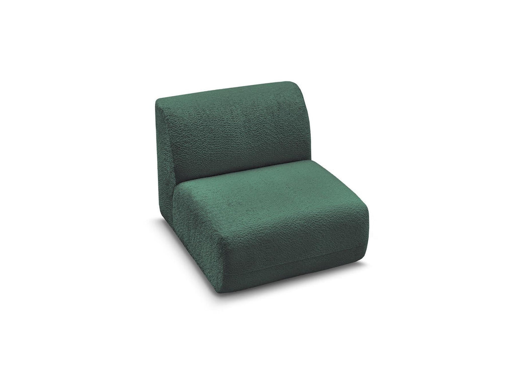 Anda - Chauffeuse 1 Place Sans Accoudoir Pour Canapé Modulable - Tissu Chenille