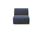 Anda - Chauffeuse 1 Place Sans Accoudoir Pour Canapé Modulable - Tissu Chenille